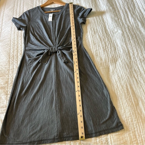 T by Talbots Tie-Front Tee Shirt Dress. Size Small. - Picture 10 of 10